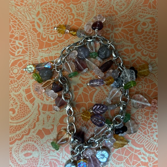Glass Bead PACKED Charm Bracelet - Picture 3 of 3